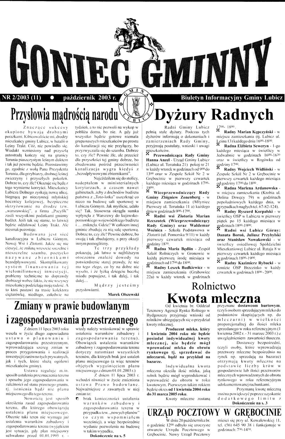 sukcesy okupione bywają drobny