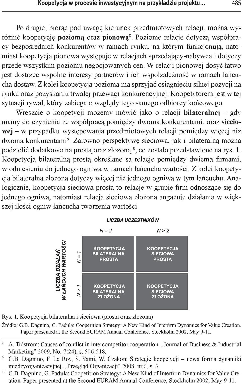 poziomu negocjowanych cen. W relacji pionowej dosyć łatwo jest dostrzec wspólne interesy partnerów i ich współzależność w ramach łańcucha dostaw.