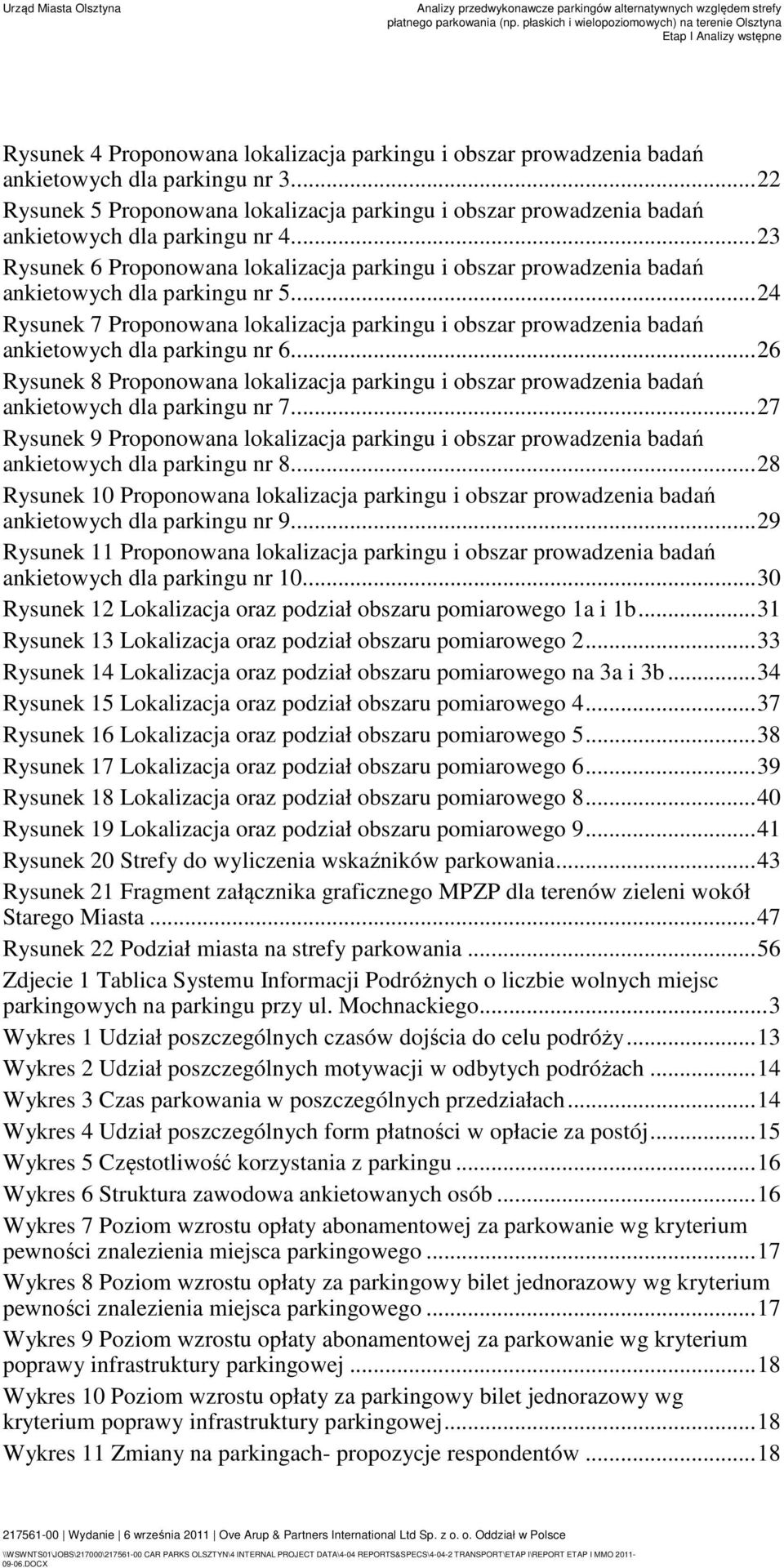 ... 23 Rysunek 6 Proponowana lokalizacja parkingu i obszar prowadzenia badań ankietowych dla parkingu nr 5.