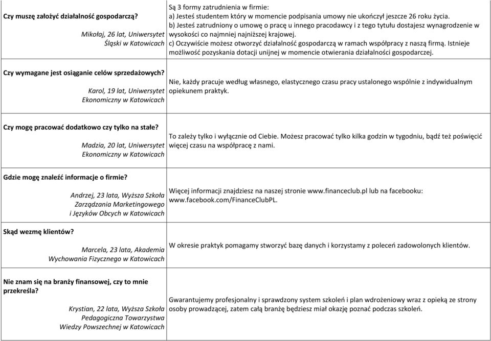 c) Oczywiście możesz otworzyć działalność gospodarczą w ramach współpracy z naszą firmą. Istnieje możliwość pozyskania dotacji unijnej w momencie otwierania działalności gospodarczej.