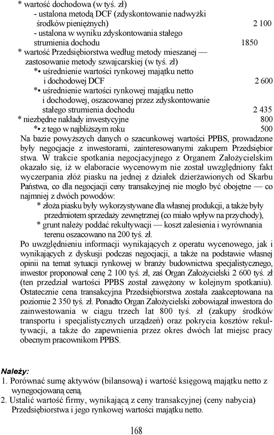 zastosowanie metody szwajcarskiej (w tyś.