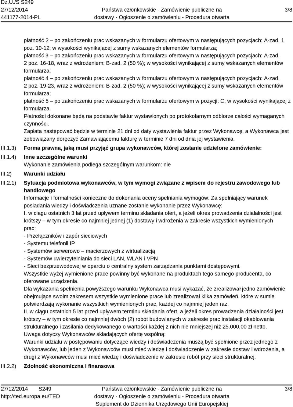 16-18, wraz z wdrożeniem: B-zad.