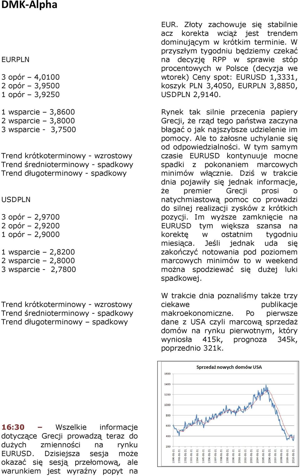 Złoty zachowuje się stabilnie acz korekta wciąŝ jest trendem dominującym w krótkim terminie.