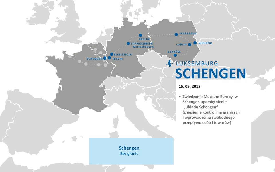 2015 Zwiedzanie Muzeum Europy w Schengen upamiętnienie Układu Schengen