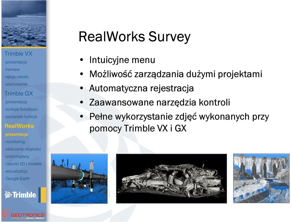 >prezentacja -monitoring -obliczanie objtoci -ortofotoplany