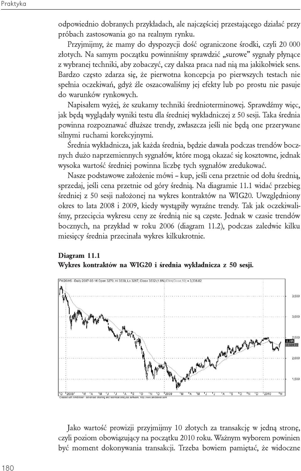 Na samym początku powinniśmy sprawdzić surowe sygnały płynące z wybranej techniki, aby zobaczyć, czy dalsza praca nad nią ma jakikolwiek sens.