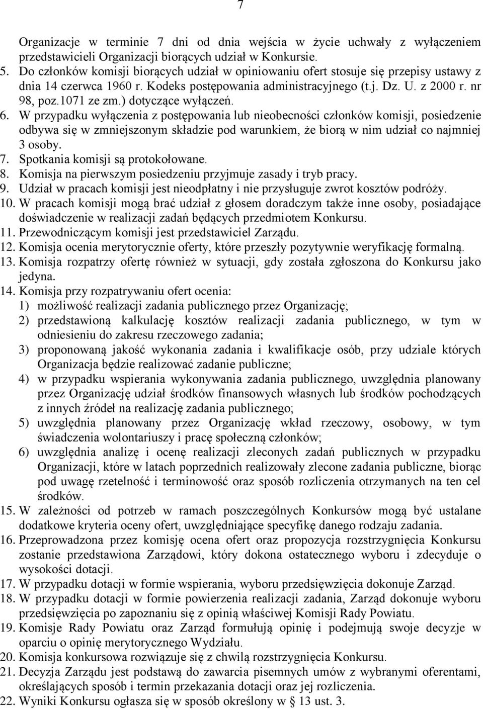 ) dotyczące wyłączeń. 6.