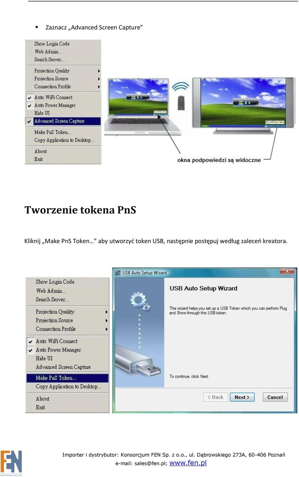 PnS Token aby utworzyd token USB,