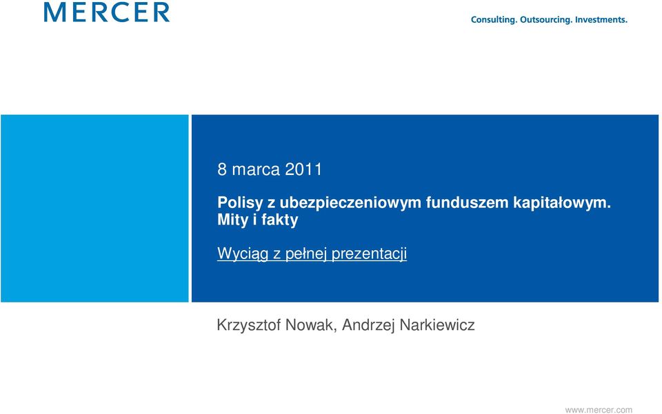 Mity i fakty Wyci g z pe nej