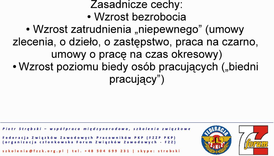 zastępstwo, praca na czarno, umowy o pracę na czas