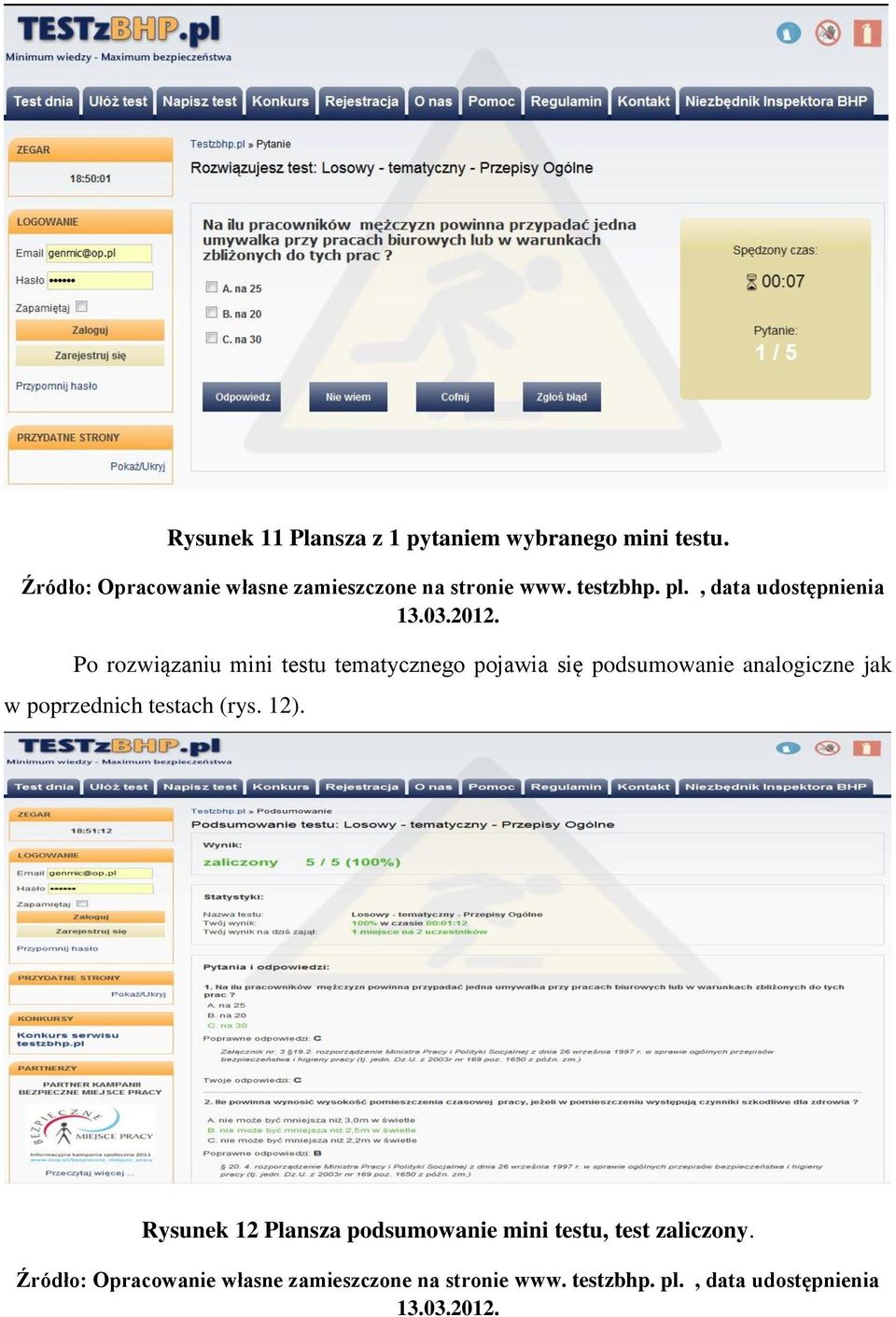 podsumowanie analogiczne jak w poprzednich testach (rys.