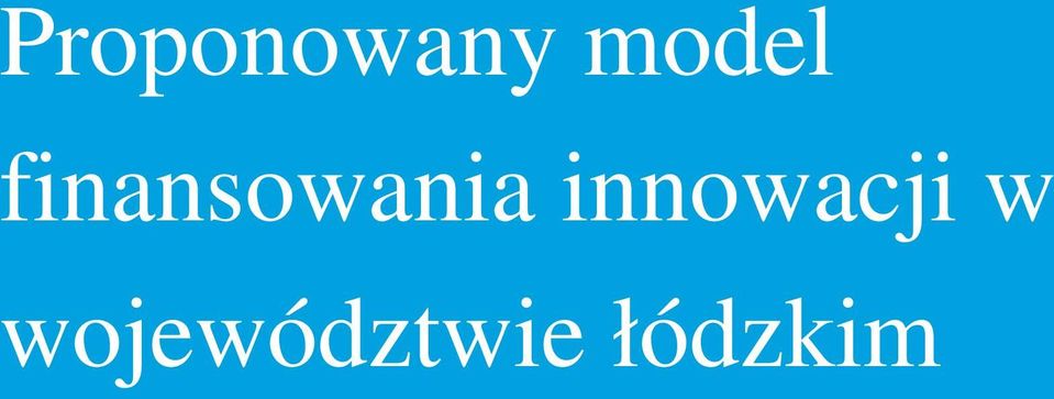 finansowania