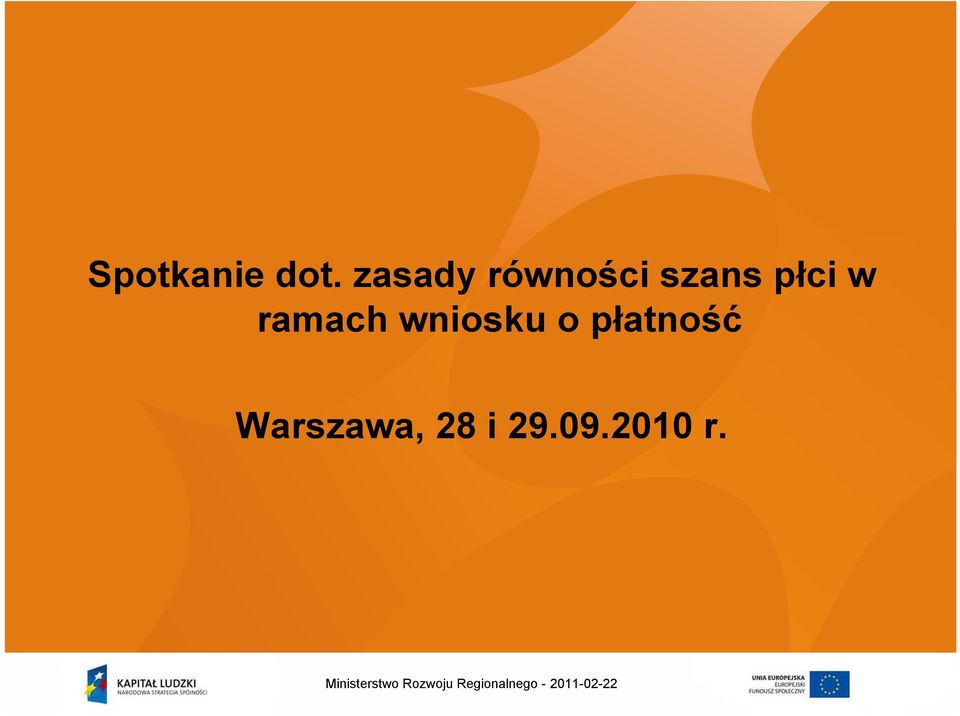 płci w ramach wniosku o