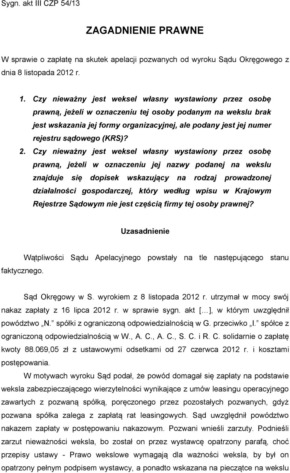 sądowego (KRS)? 2.