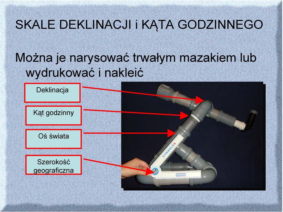 lub wydrukować i nakleić Deklinacja