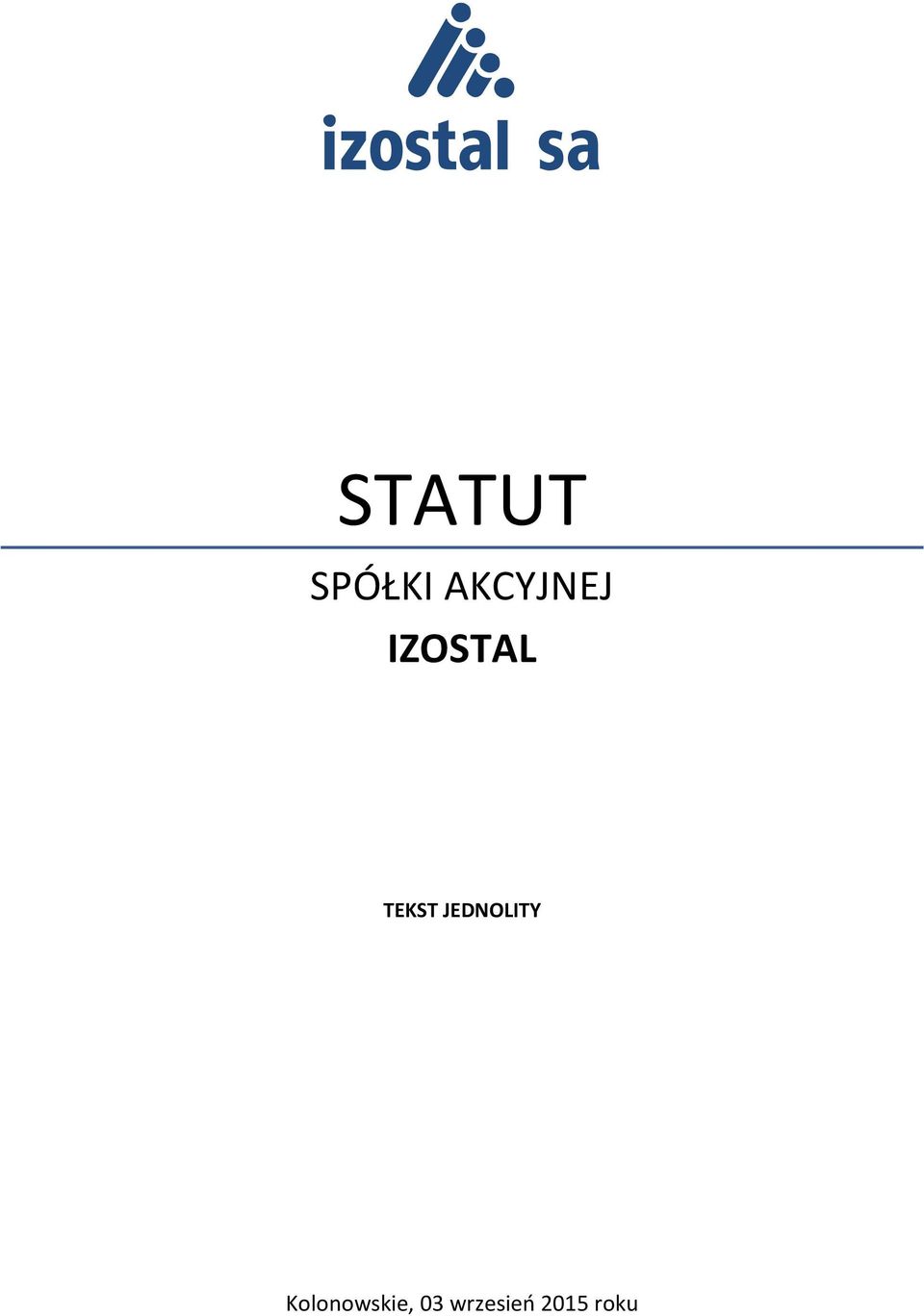 TEKST JEDNOLITY