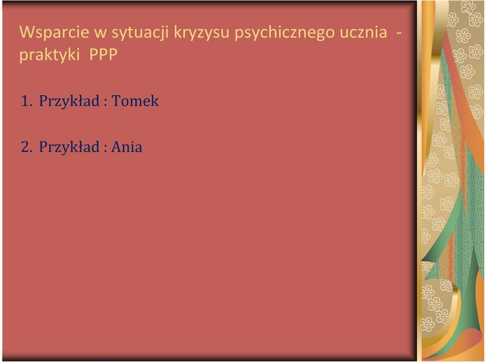 ucznia - praktyki PPP 1.