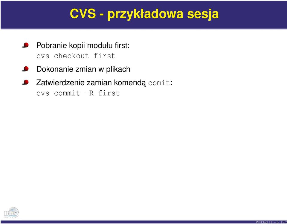 checkout first Dokonanie zmian w plikach