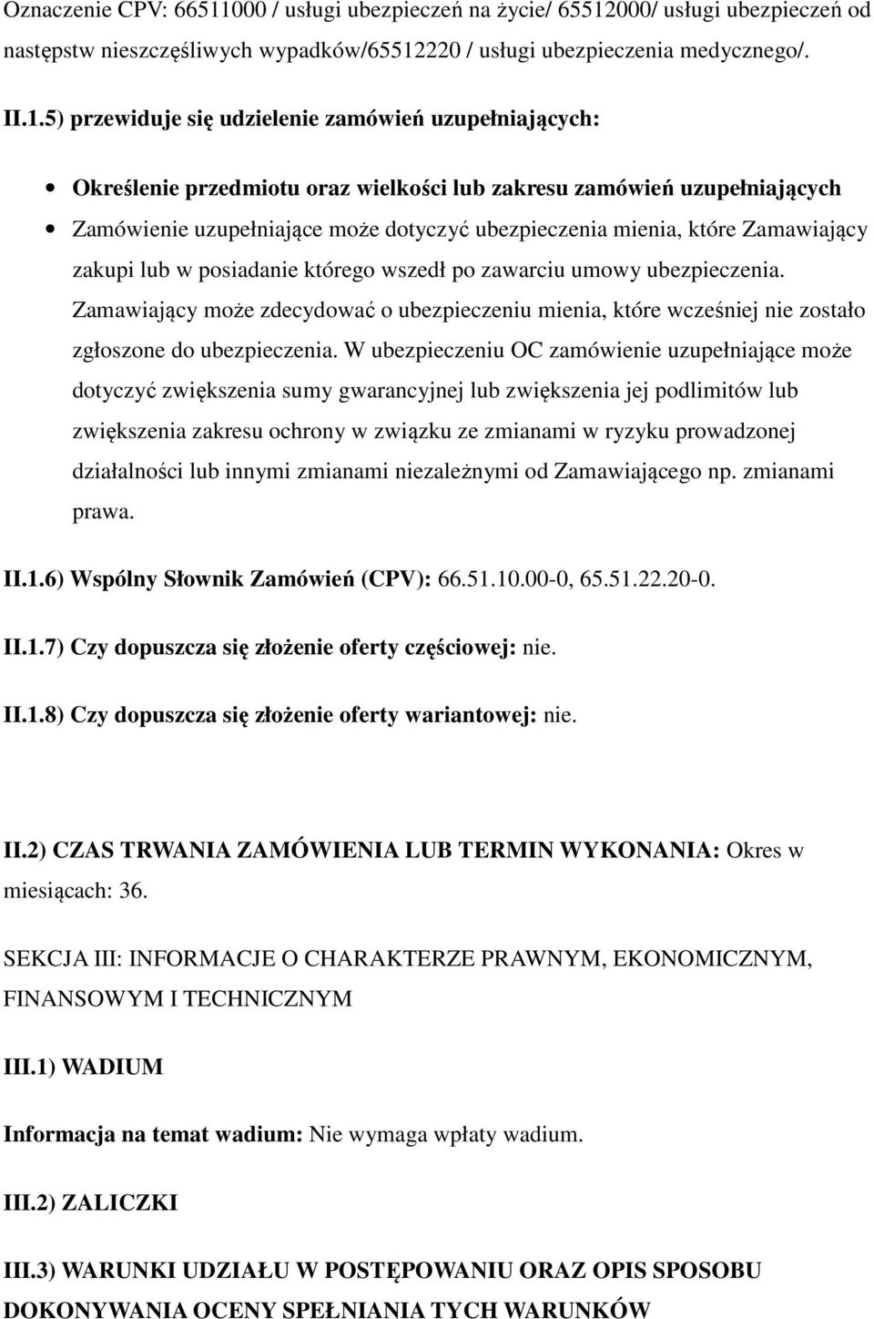 000/ usługi ubezpieczeń od następstw nieszczęśliwych wypadków/65512