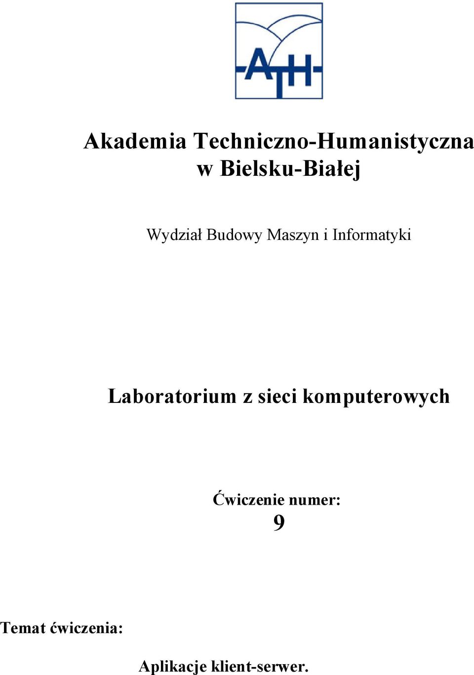 Informatyki Laboratorium z sieci