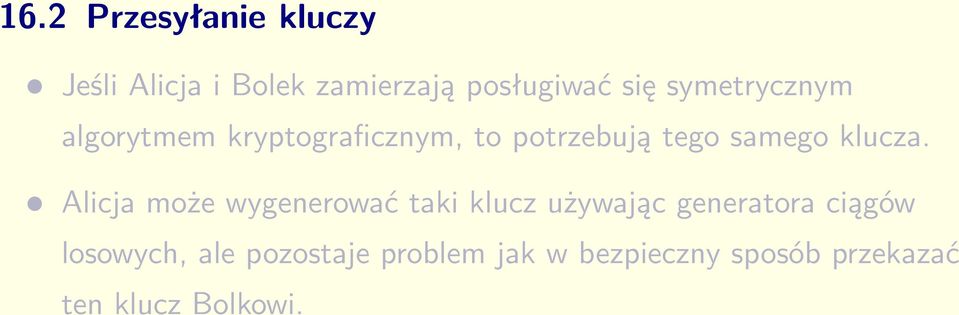 klucza.