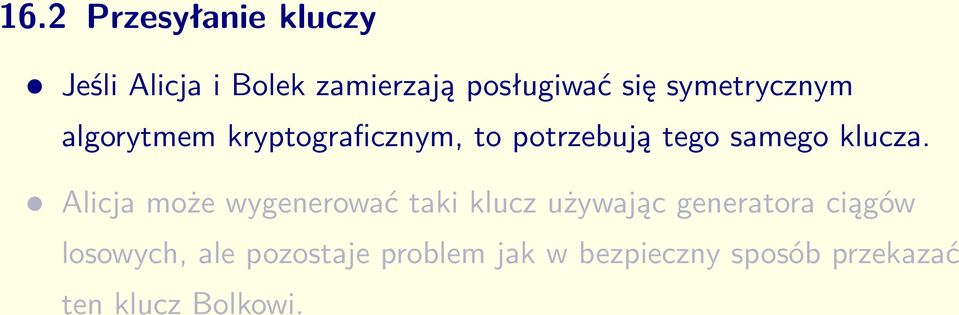 klucza.