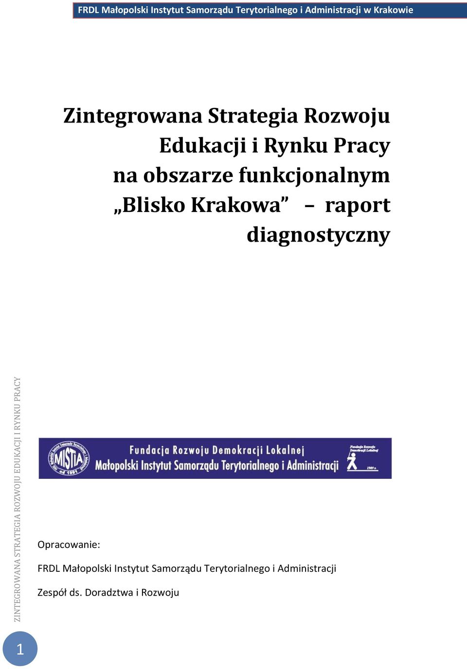 FRDL Małopolski Instytut Samorządu Terytorialnego i Administracji