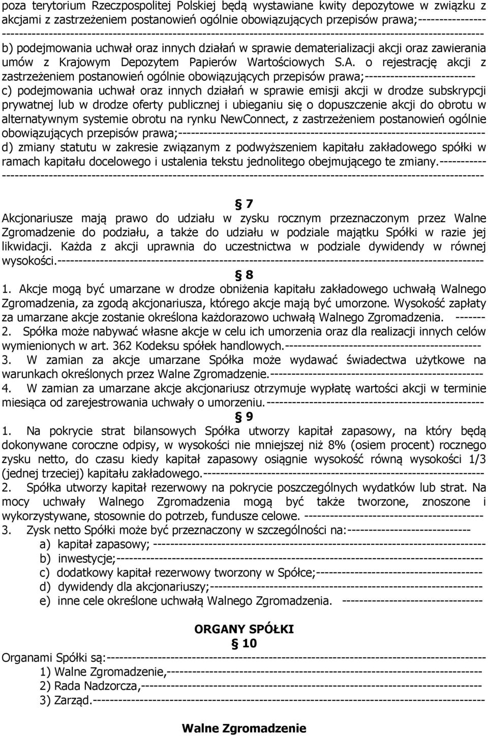 zawierania umów z Krajowym Depozytem Papierów Wartościowych S.A.