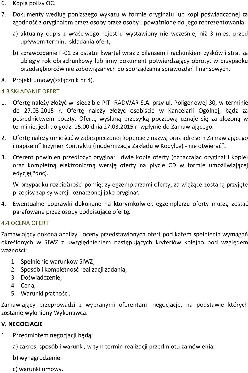 rejestru wystawiony nie wcześniej niż 3 mies.
