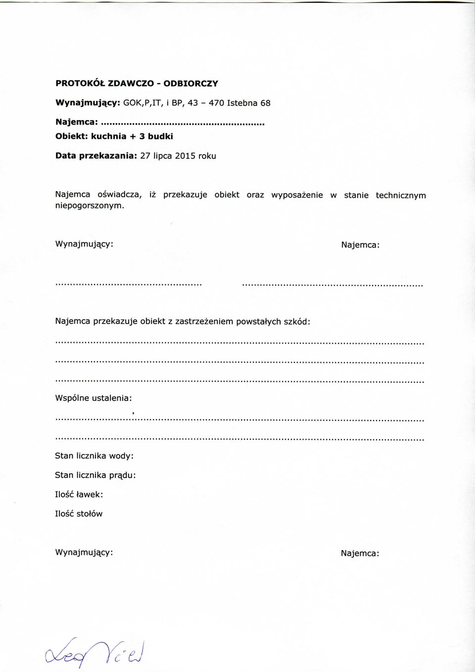 stanie technicznym niepogorszonym.