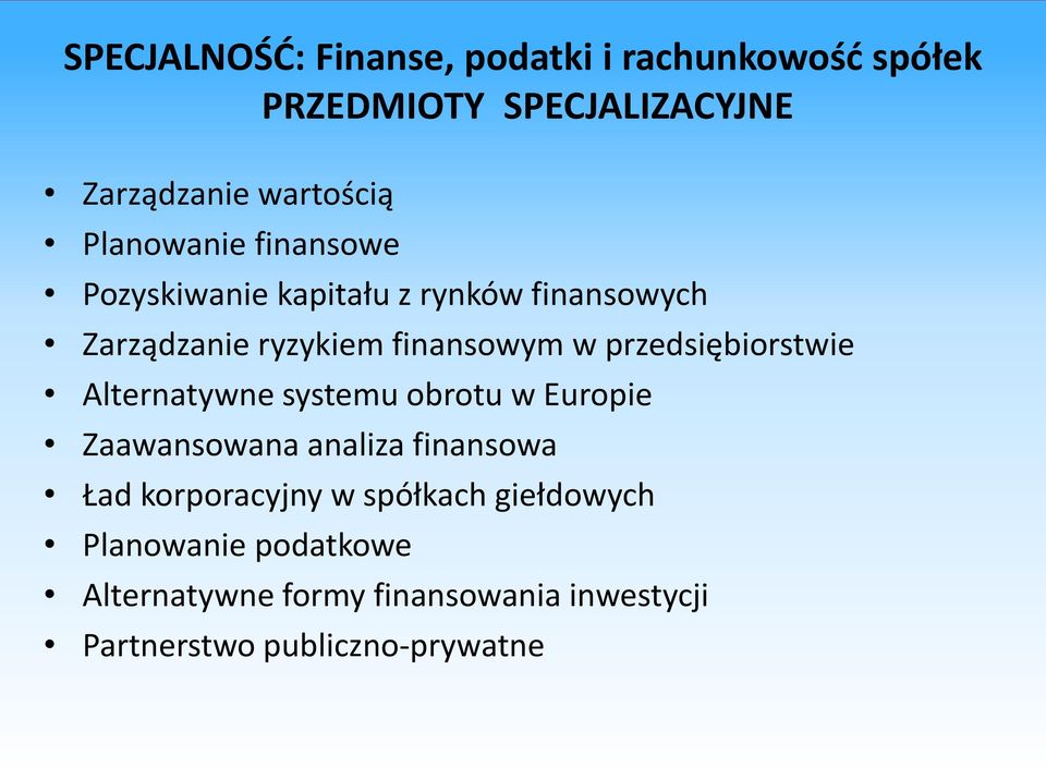 przedsiębiorstwie Alternatywne systemu obrotu w Europie Zaawansowana analiza finansowa Ład korporacyjny