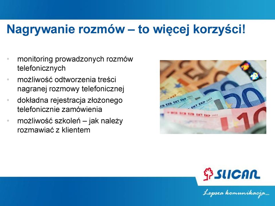 odtworzenia treści nagranej rozmowy telefonicznej dokładna