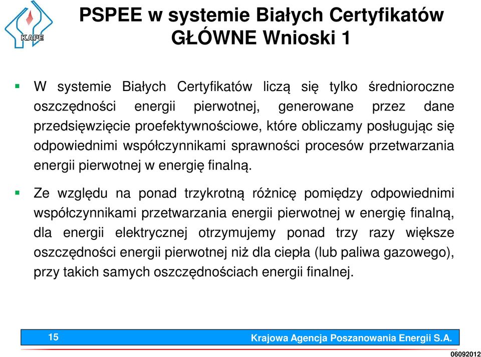 energię finalną.