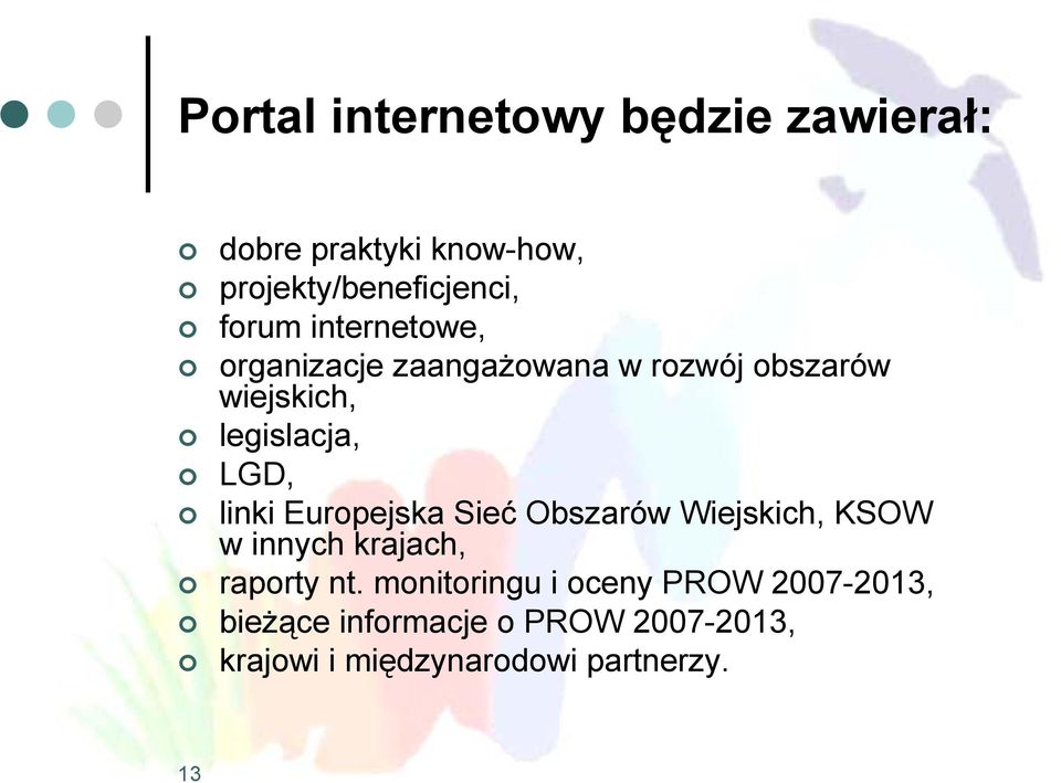 Europejska Sieć Obszarów Wiejskich, KSOW w innych krajach, raporty nt.