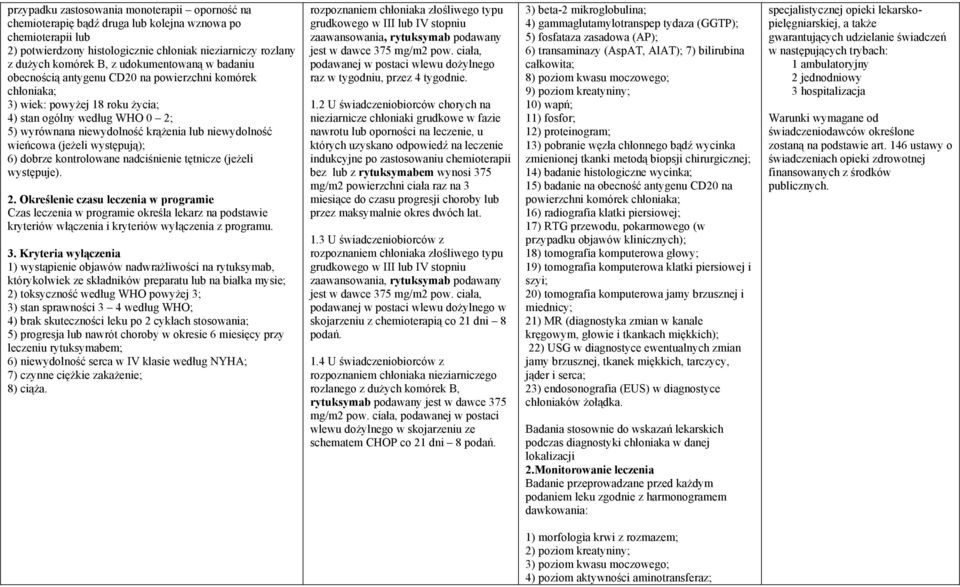 wieńcowa (jeżeli występują); 6) dobrze kontrolowane nadciśnienie tętnicze (jeżeli występuje). 2.