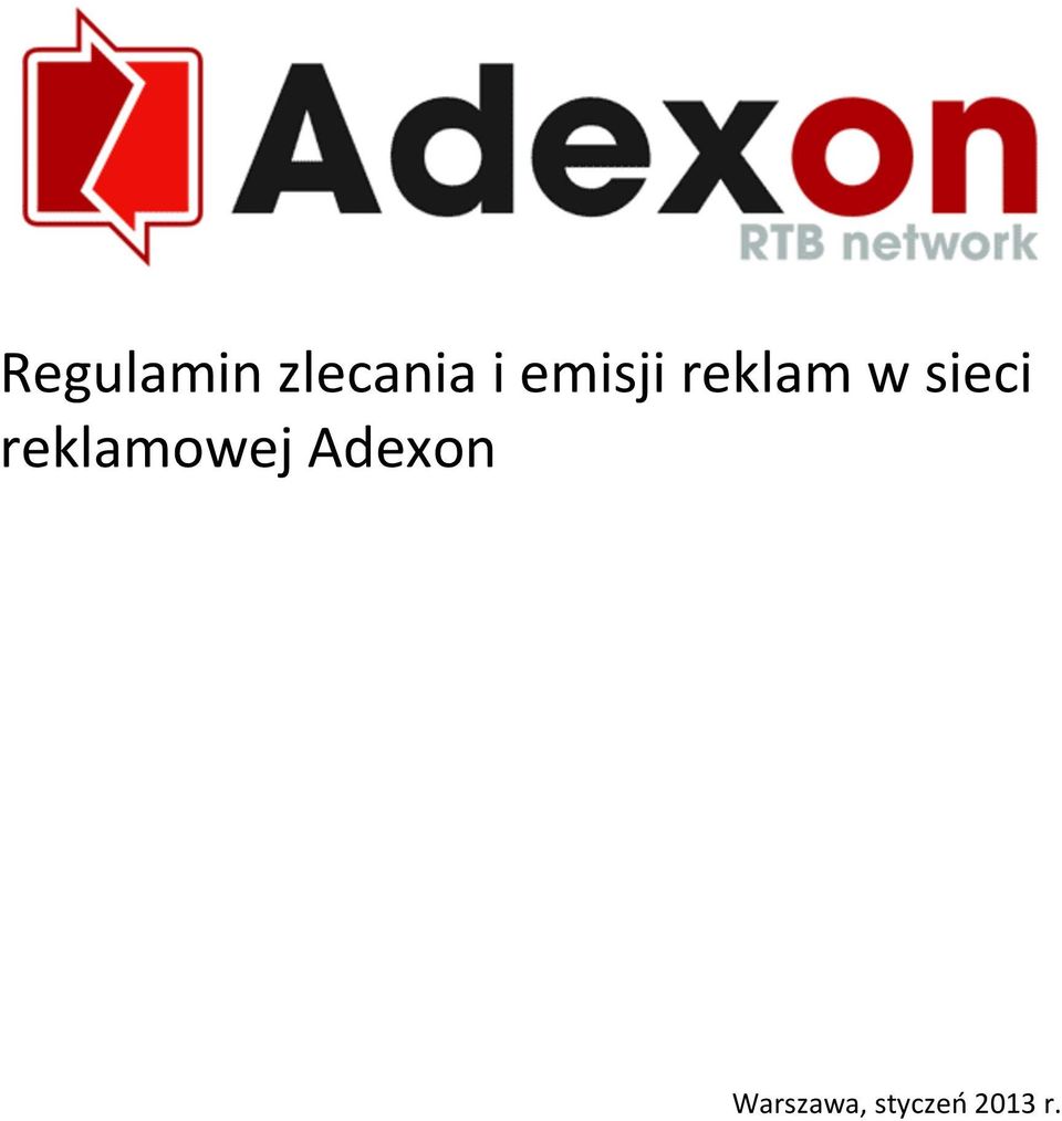 reklamowej Adexon