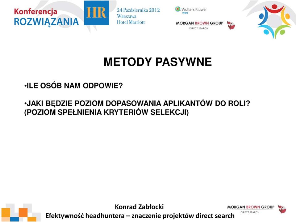 JAKI BĘDZIE POZIOM DOPASOWANIA