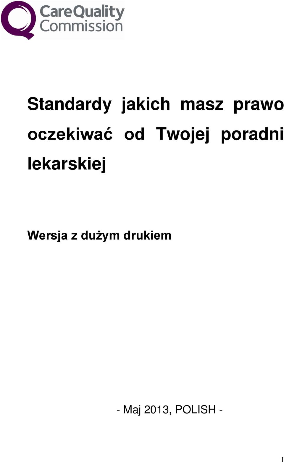 lekarskiej Wersja z dużym