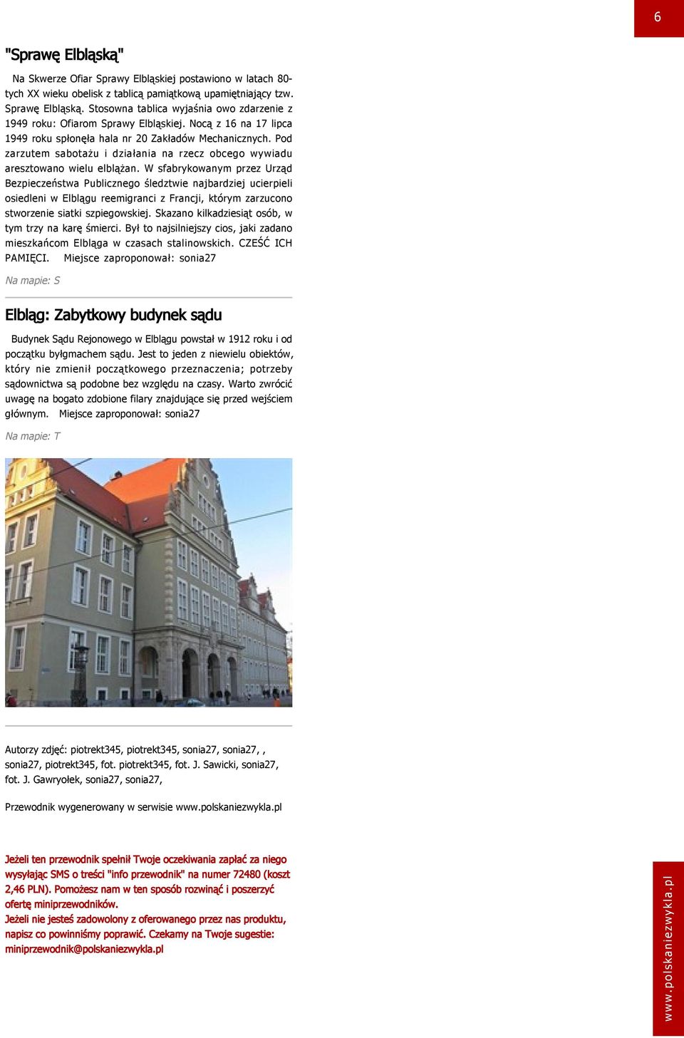 Pod zarzutem sabotażu i działania na rzecz obcego wywiadu aresztowano wielu elblążan.