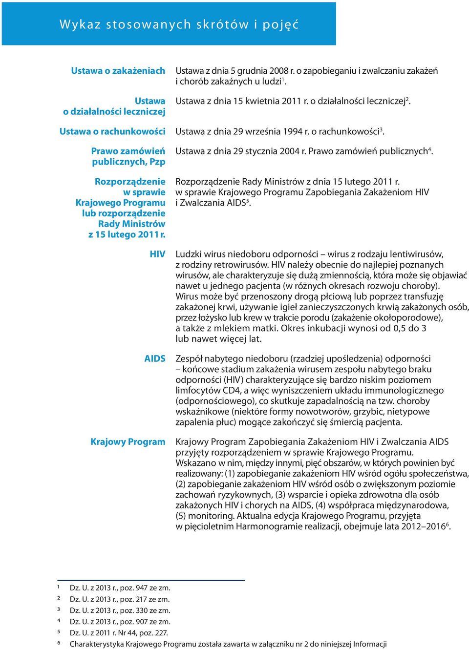 10 11 12 13 14 15 Prawo zamówień publicznych, Pzp Rozporządzenie w sprawie Krajowego Programu lub rozporządzenie Rady Ministrów z 15 lutego 2011 r.