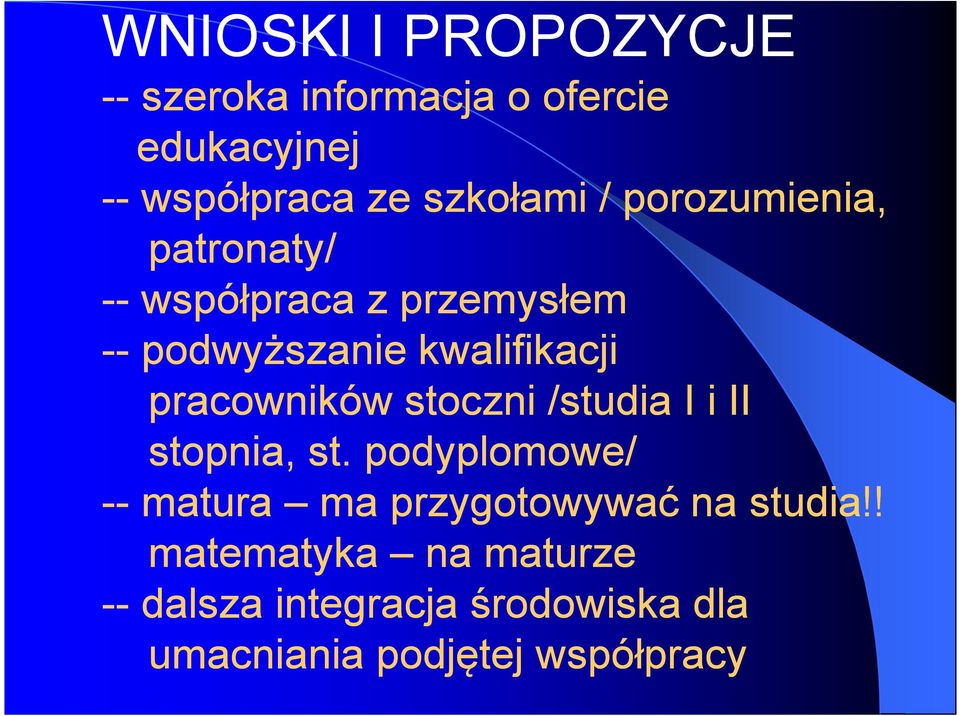 pracowników stoczni /studia I i II stopnia, st.