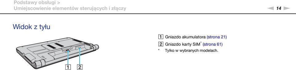 Gniazdo akumulatora (strona 21) B Gniazdo