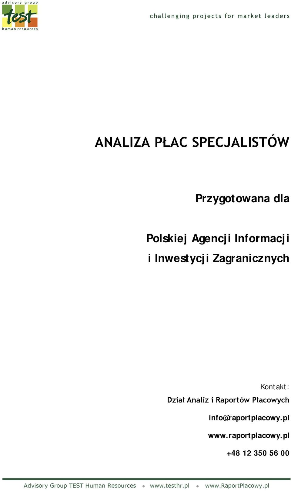 Zagranicznych Kontakt: Dział Analiz i Raportów