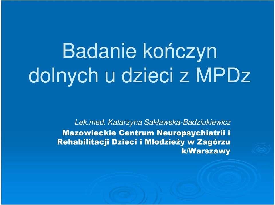 Mazowieckie Centrum Neuropsychiatrii i