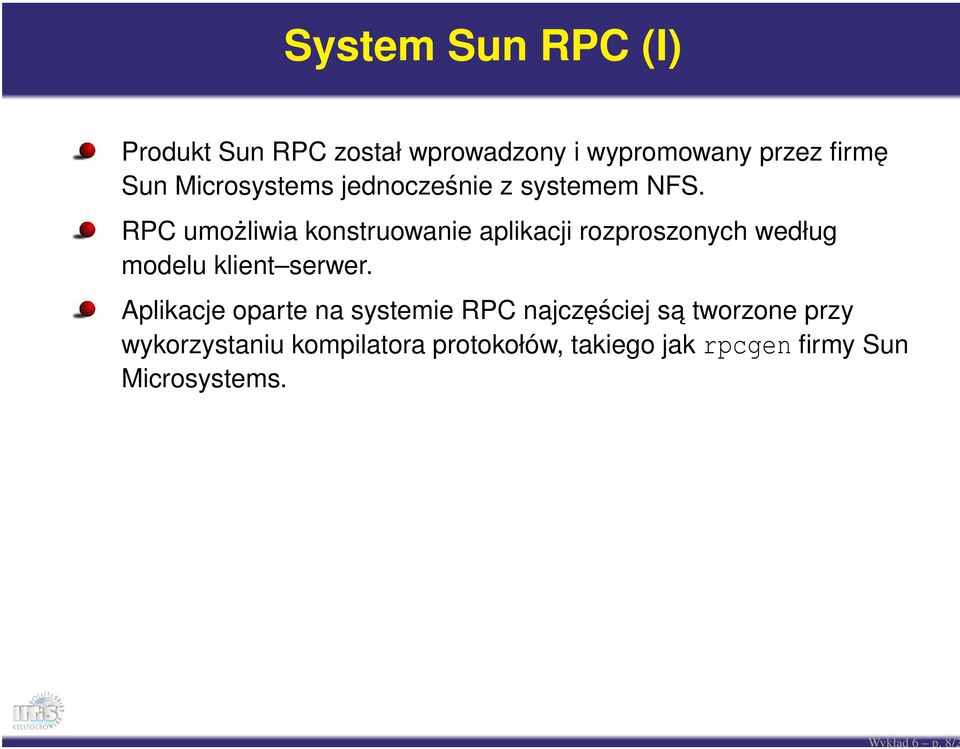 jednocześnie z systemem NFS.