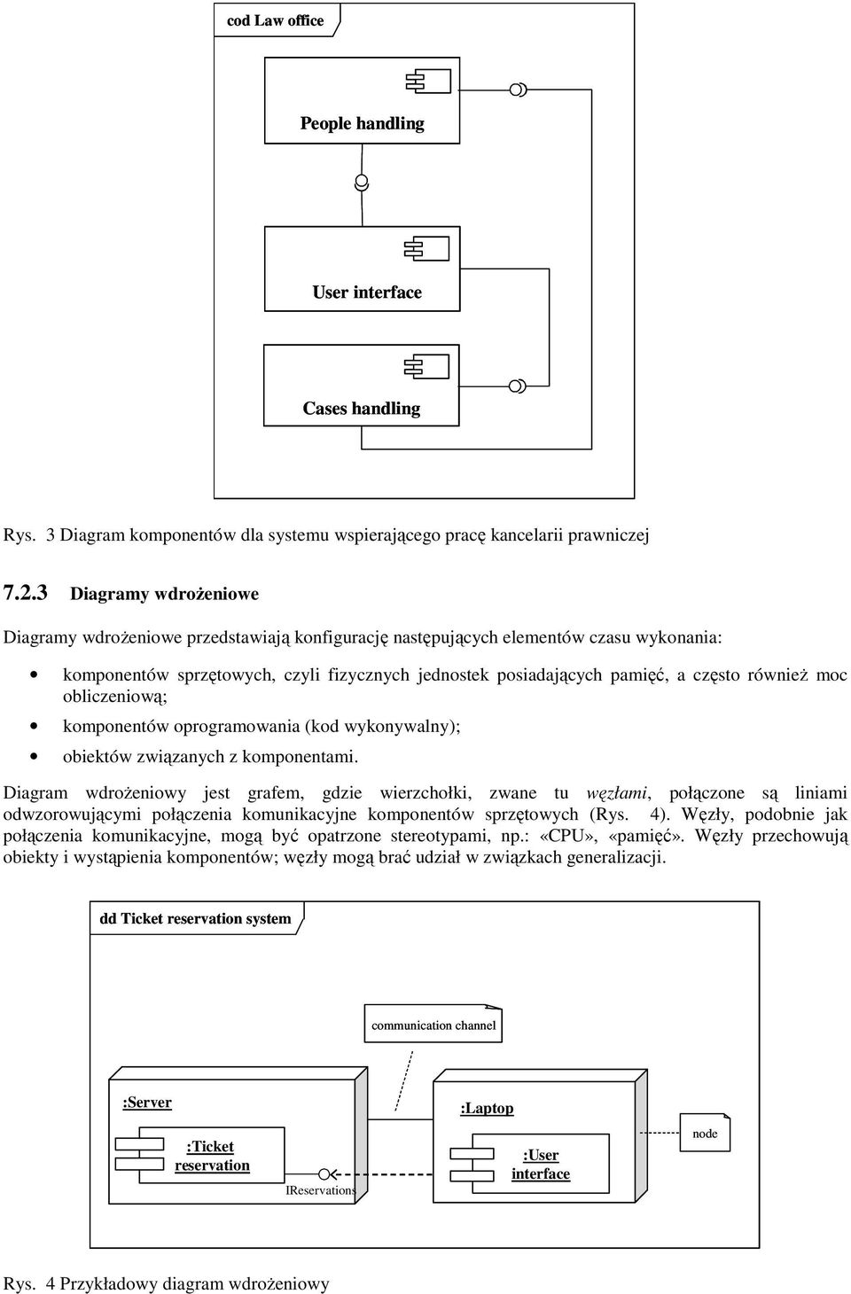 równieŝ moc obliczeniową; komponentów oprogramowania (kod wykonywalny); obiektów związanych z komponentami.