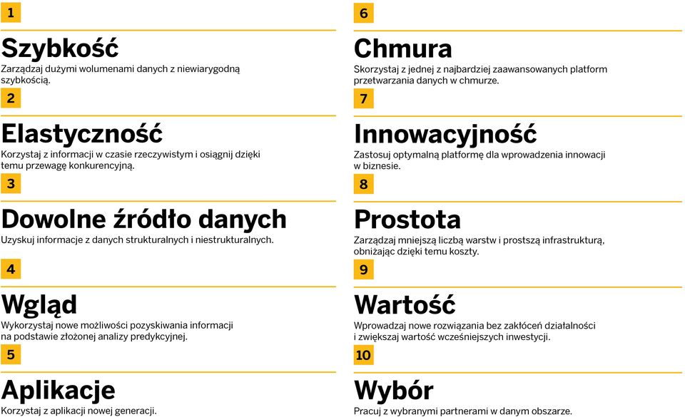 Korzystaj z aplikacji nowej generacji. Skorzystaj z jednej z najbardziej zaawansowanych platform przetwarzania w chmurze.