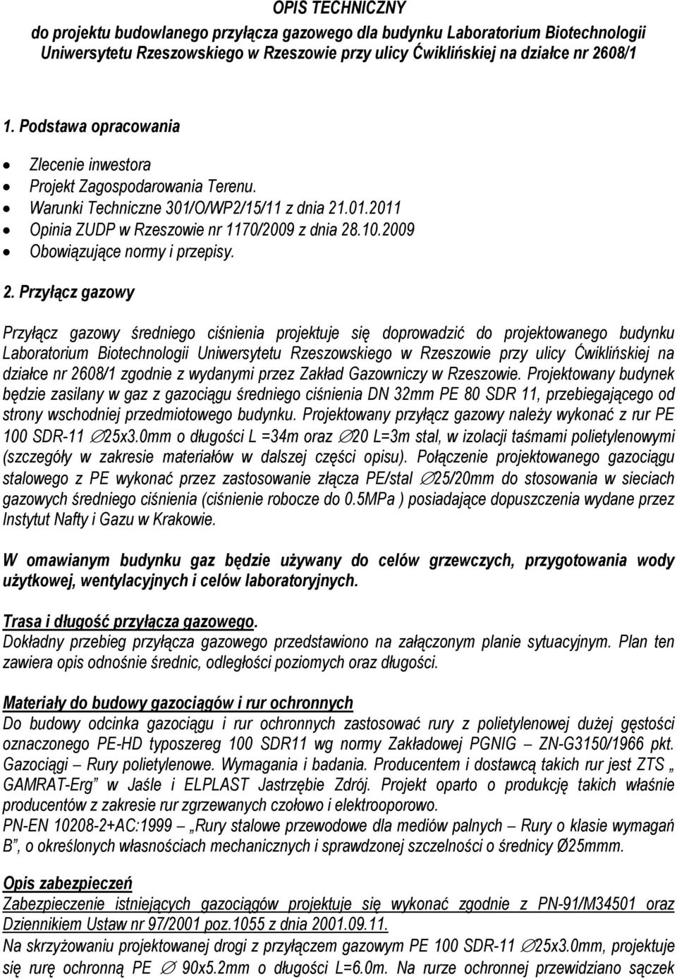 2009 Obowiązujące normy i przepisy. 2.