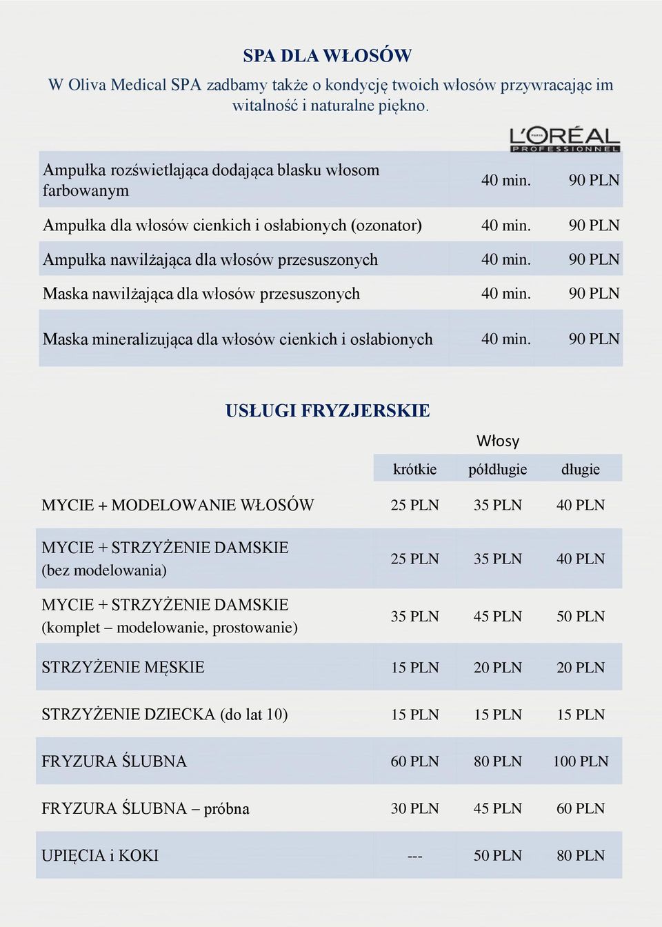 90 PLN Maska mineralizująca dla włosów cienkich i osłabionych 40 min.