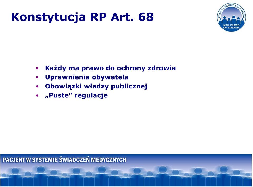 zdrowia Uprawnienia obywatela